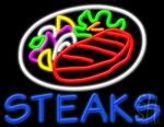 Steaks Neon Sign