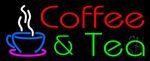Red Coffee And Green Tea Neon Sign