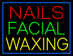 Nails Facial Waxing Neon Sign