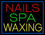 Nails Spa Waxing Neon Sign