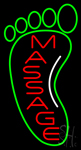 Foot Massage Logo Neon Sign