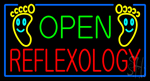 Open Reflexology Neon Sign