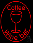 Caffe Wine Bar Neon Sign
