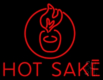 Red Hot Sake Neon Sign