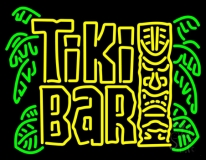 Retro Tiki Bar Neon Sign