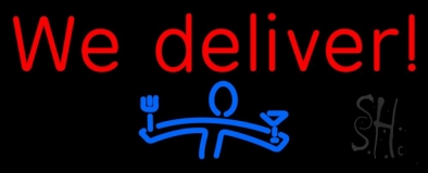 We Deliver Neon Sign