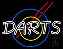 Darts Neon Sign