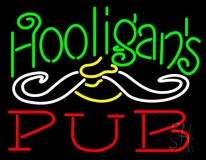 Hooligans Pub Neon Sign