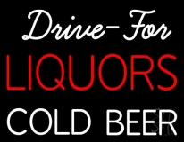 Liquors Cold Beer Neon Sign