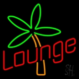 Lounge With Flower Neon Sign