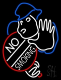 No Smoking With Man Neon Sign