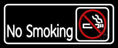 No Smoking With Symbol Neon Sign