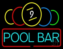 Pool Bar Neon Sign