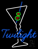 Twilight Martini Glass Bar Neon Sign
