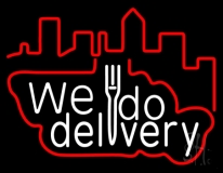 We Do Delivery Neon Sign