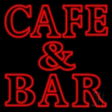Red Cafe And Bar Neon Sign