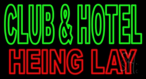 Club And Hotel Bar Neon Sign