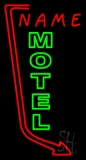 Custom Green Motel Neon Sign
