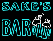 Sakes Bar Neon Sign