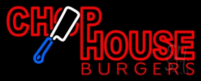 Chophouse Burgers Neon Sign
