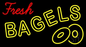 Fresh Bagels Neon Sign