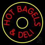 Hot Bagel And Deli Neon Sign