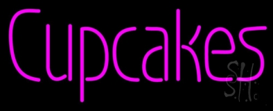 Pink Cupcakes Neon Sign