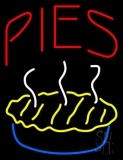Red Pies Logo Neon Sign