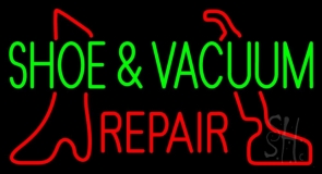 Shoe And Vacuum Repair Neon Sign