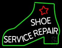 Shoe Service Repair Neon Sign