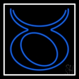 Blue Taurus Neon Sign