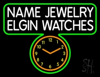 Custom White Jewelry Watches Neon Sign