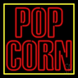 Decostyle Pop Corn With Border Neon Sign
