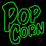 Green Popcorn Neon Sign