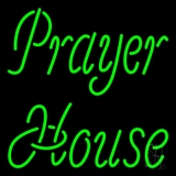 Green Prayer House Neon Sign
