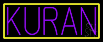 Purple Kuran Neon Sign