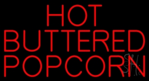 Red Hot Buttered Popcorn Neon Sign