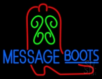 Custom Cowboy Boots Neon Sign