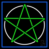 Pentacle With Border Neon Sign
