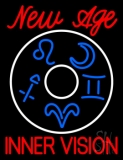 Red New Age Inner Vision Neon Sign