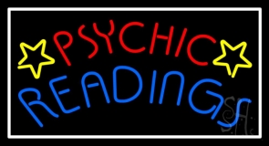 Red Psychic Blue Readings Neon Sign