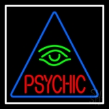 Red Psychic Green Eye Neon Sign