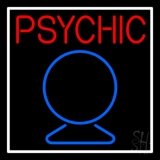 Red Psychic With Crystal Neon Sign