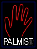 White Palmist Red Palm Neon Sign