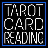 White Tarot Card Reading Neon Sign