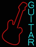 Blue Guitar 2 Neon Sign