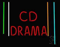 Cd Drama Neon Sign