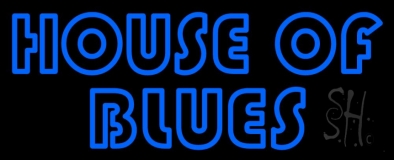 Double Strock House Of Blues Neon Sign