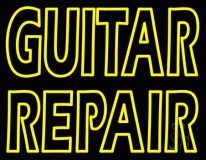 Guitar Repair Neon Sign