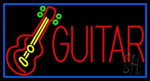 Guitar Strings Neon Sign